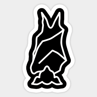 Bat Boys Logo - White Sticker